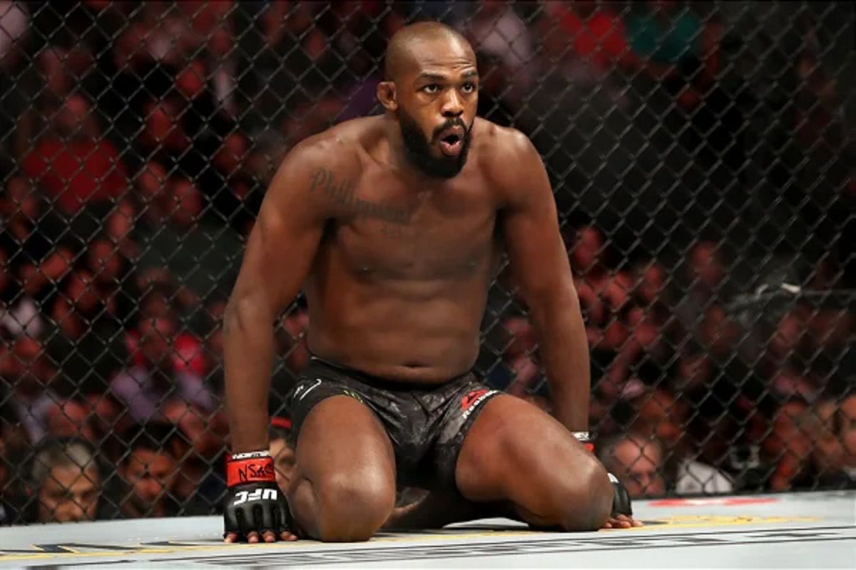 How many times did Jon Jones defend his UFC Light Heavyweight title?